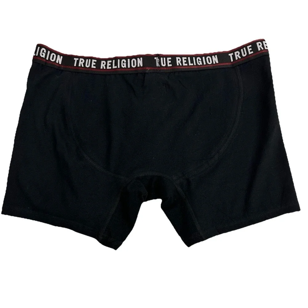 True Religion Men's 4 Pack Boxer Briefs Cotton Stretch Size Large New